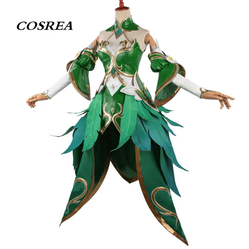 Костюм для косплея Ван чжаоцзюнь фантазия принцессы зеленое платье Хэллоуина