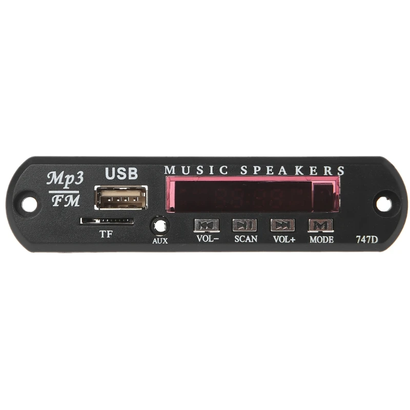 Микро-usb мощный TF Радио MP3 декодер аудио плата для автомобиля дистанционного