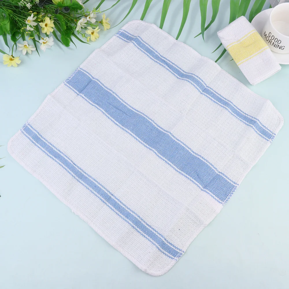 

8PCS Practical Cleaning Cloths Dish Towels Water Absorbent Cotton Cloths Portable Dishcloth for Home Kitchen Restaurant