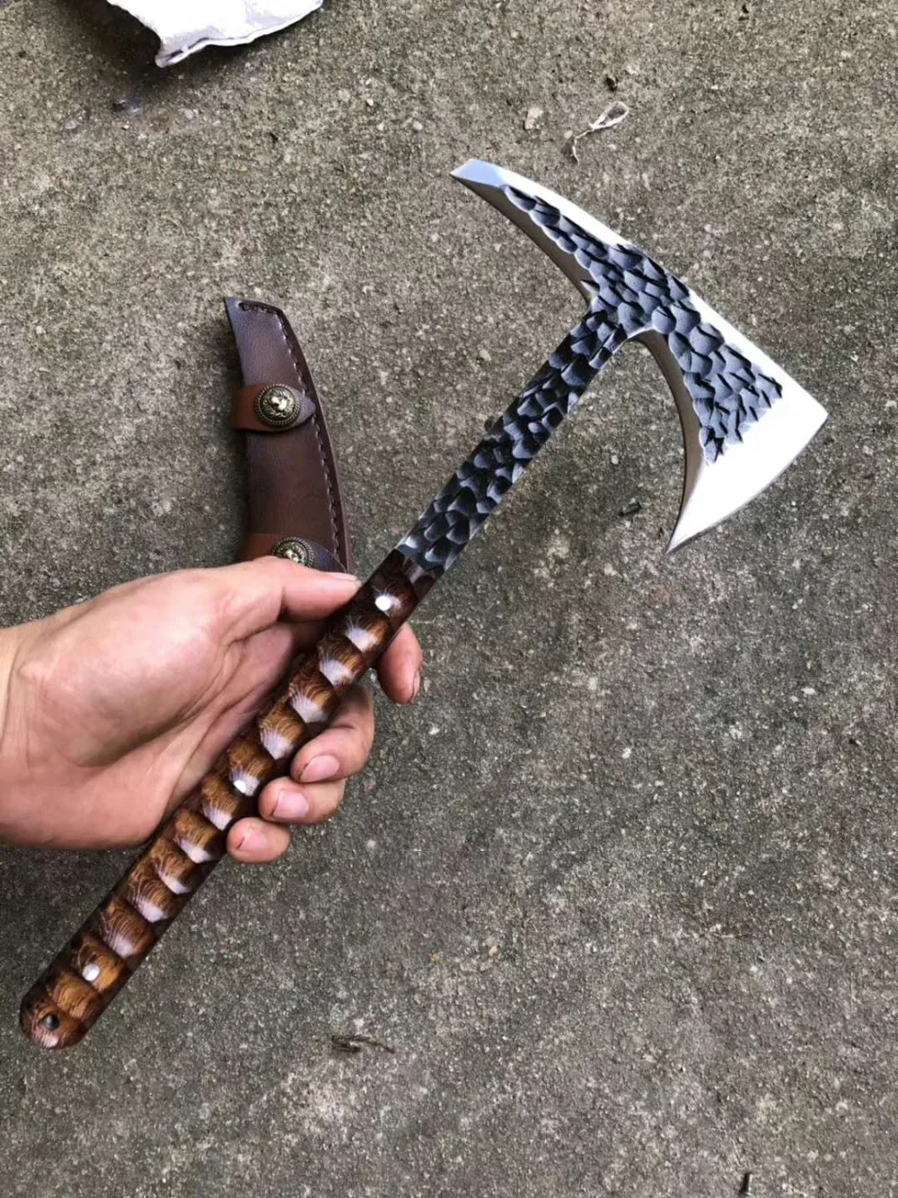 Yeelong на заказ ручной работы Тактический топор TOMAHAWK викинга топор для кемпинга