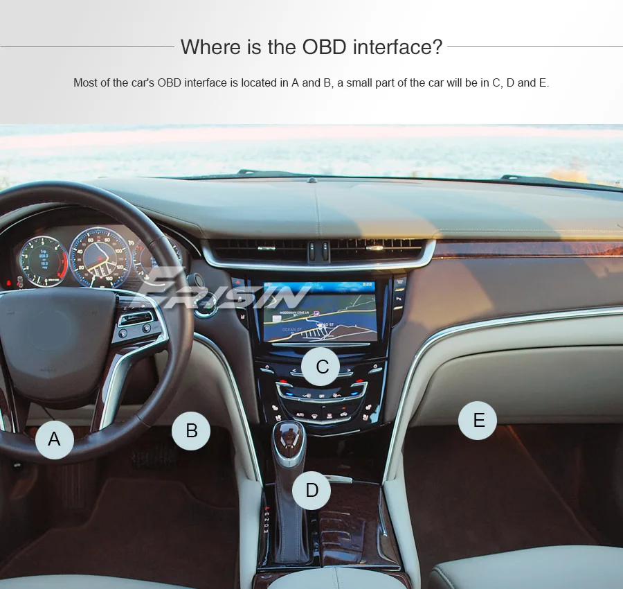 Erisin ES380 ELM327 Wi-Fi OBDII адаптер сканера автомобиля диагностический сканирующий инструмент для iOS Android телефон