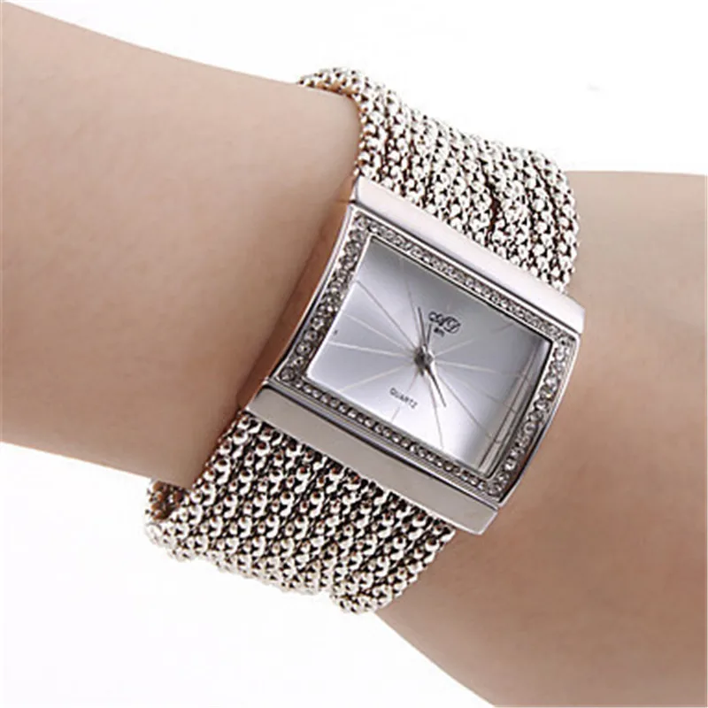 

Women's Fashion Square Tassel Bracelet Rhinestone Watch Fashion Quartz Women's Watch couple gift women watches