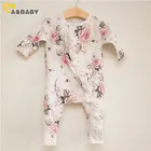 Комбинезон Ma  Baby, для девочек 0-24 месяцев, с цветочным принтом