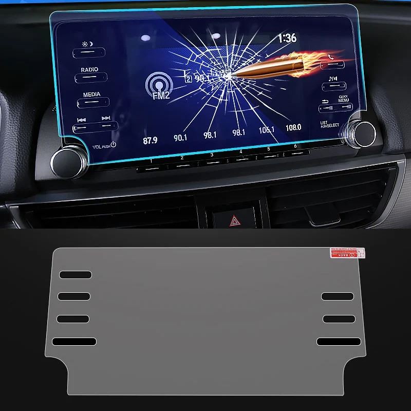 Стальная Защитная пленка для экрана навигатора GPS подходит Honda Accord 2018 2019|Наклейки