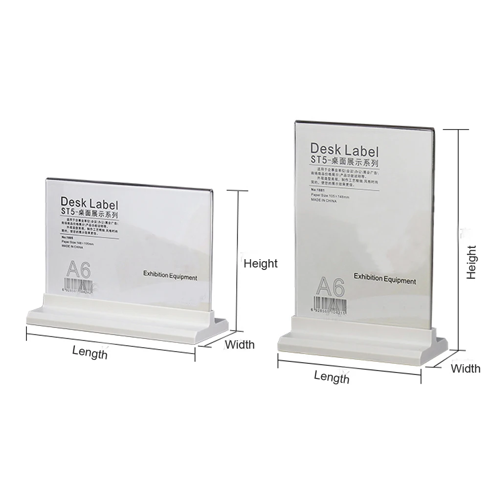 (2 шт./упаковка) стол Горизонтально стоящий Настольный двухсторонний акриловый