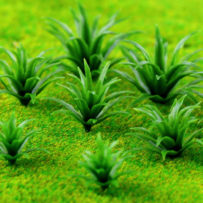 20 шт. моделирующие растения цветы и DIY модель игрушечного ландшафта строительный