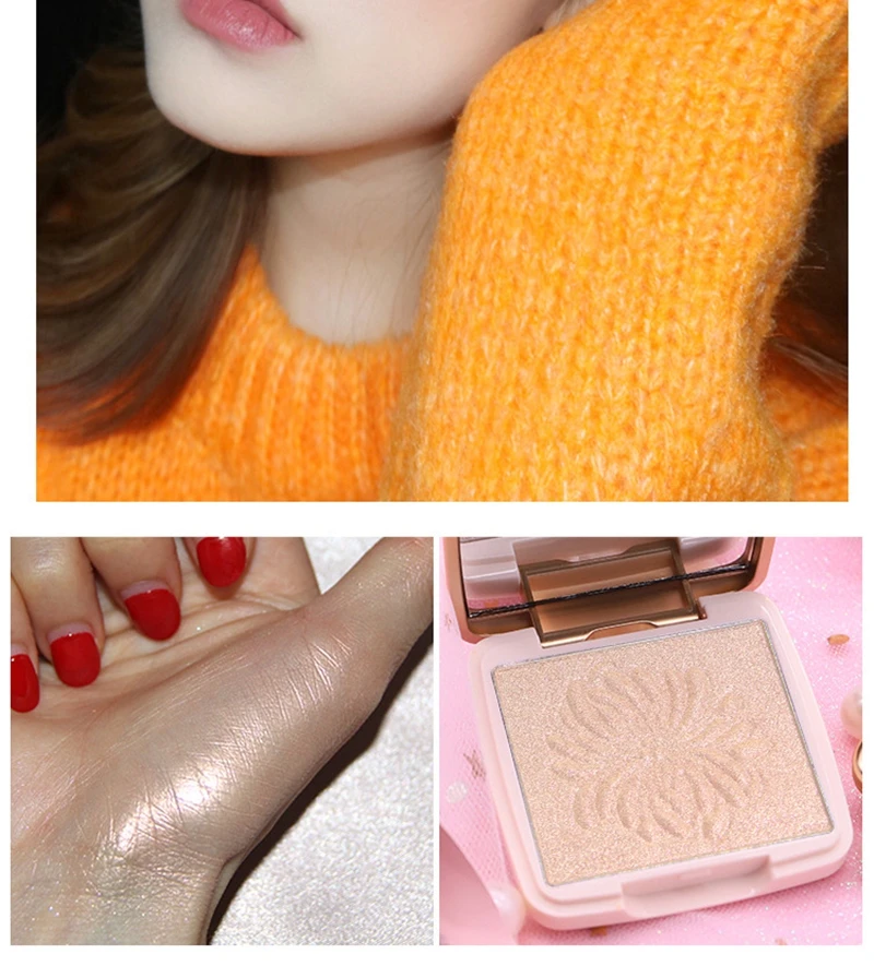 Novo Shimmer Glow Kit хайлайтер пудра палитра осветитель макияж тело лицо бронзант, контур хайлайтер Косметика осветляет кожу