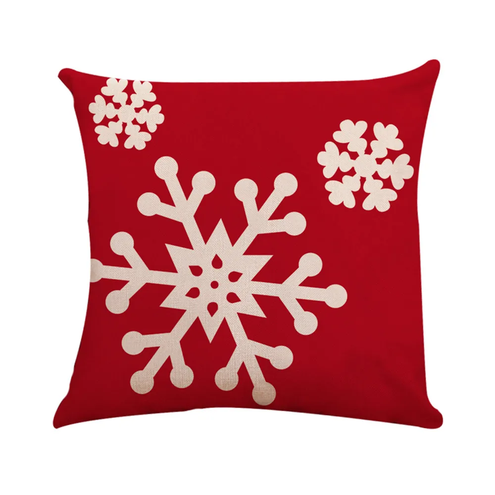 Рождество наволочки Санта Клаус для подушек Декоративные полиэстер диванных
