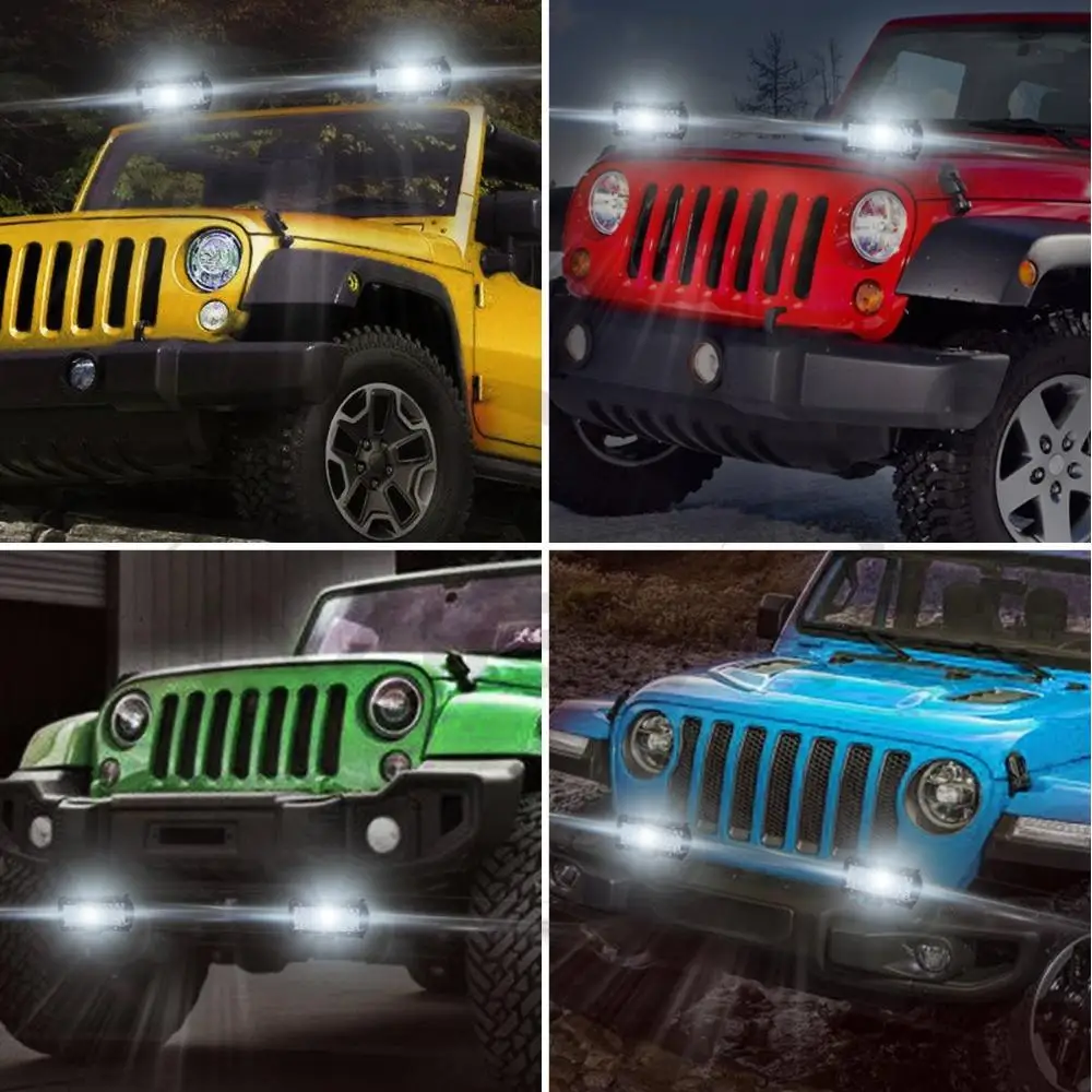 7 дюймов 120 Вт Авто лампы Рабочий светильник прожектор светодиодный диджейский