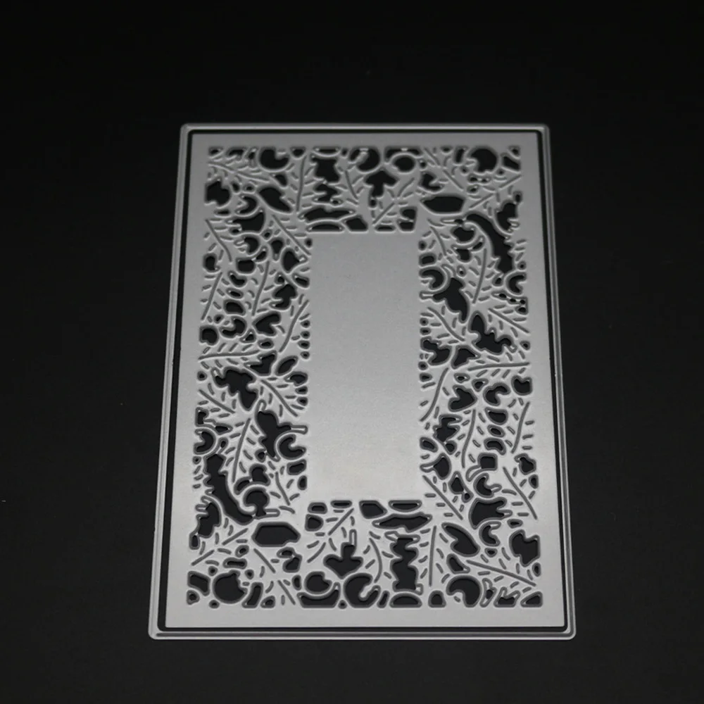 Лист штамп для скрапбукинга прямоугольная рамка металлические штампы пресс