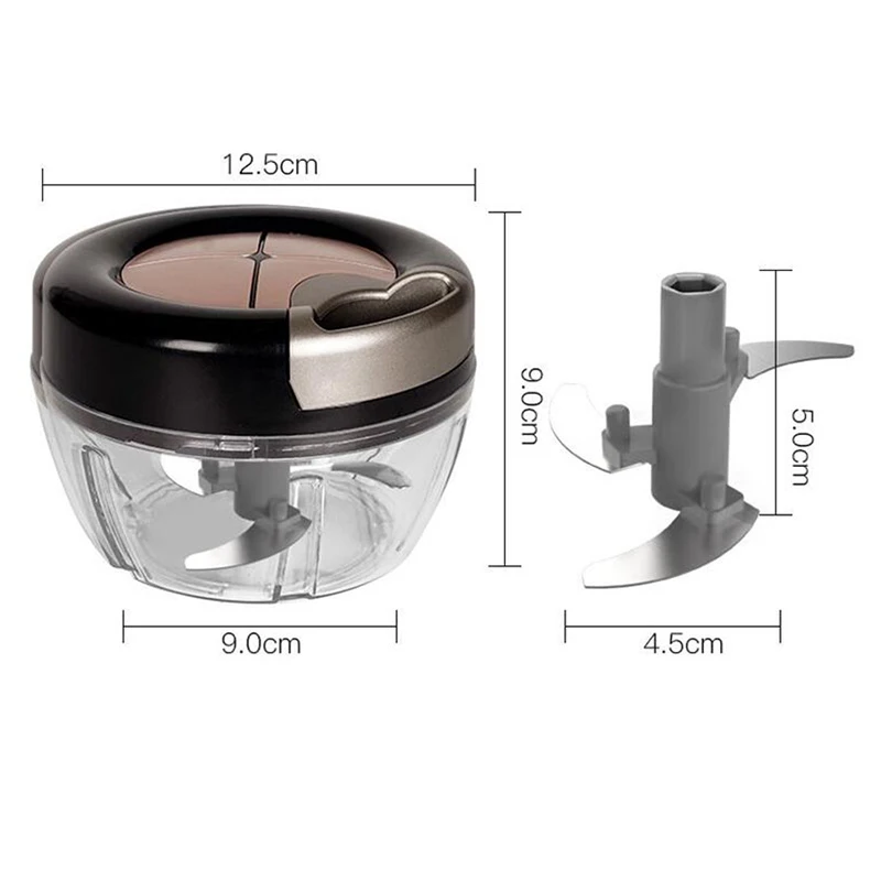 Ручная мясорубка ручной пищевой измельчитель блендер мяса фруктов овощей орехов