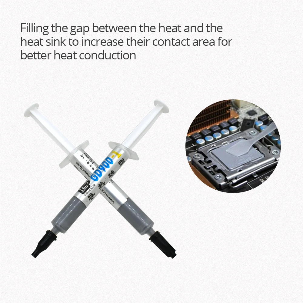 3g GD900 1 термопаста Для ЦП Термопаста кулер для охлаждающий вентилятор водяного
