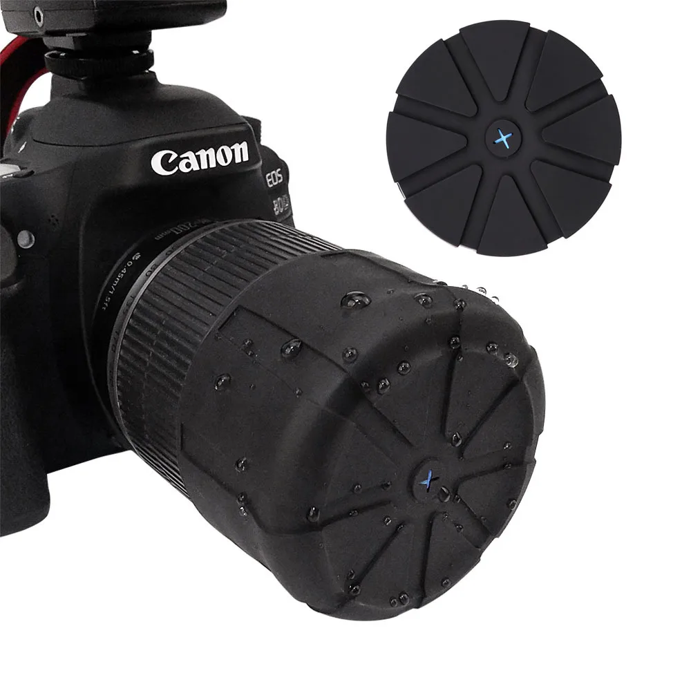 Новый силиконовый чехол для объектива SLR камера Крышка Пылезащитная