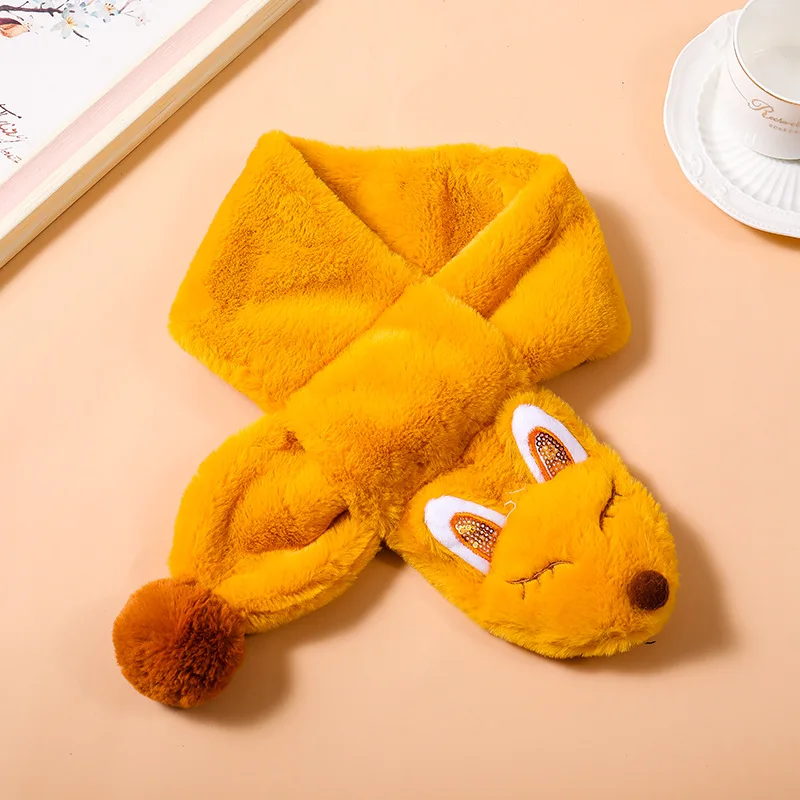 2019 детский шарф осенне зимний теплый Плюшевый комбинезон корейский Детский