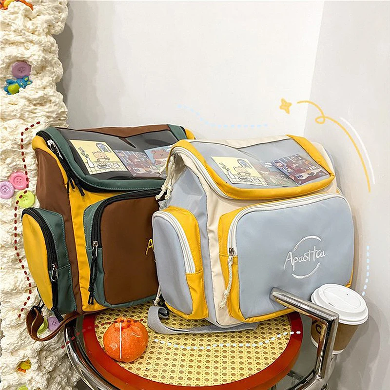 Сумка Ita вместительный прозрачный Карманный Рюкзак используемый для молодых