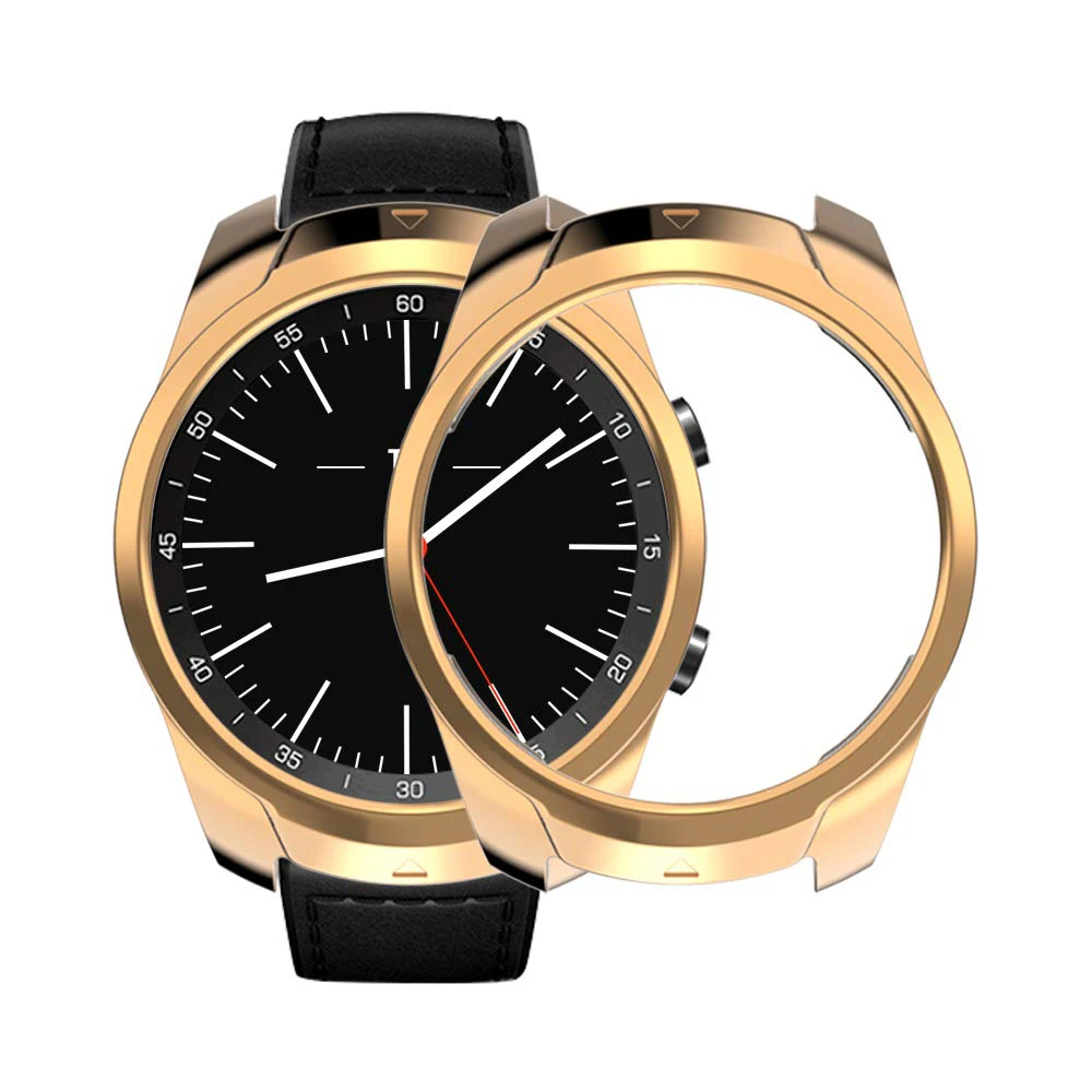 2 в 1 защитный чехол + Защитная пленка для экрана смарт часов Ticwatch Pro силиконовый из