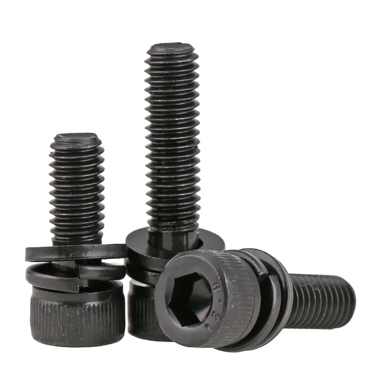 Черные высокопрочные шестигранные болты класса 12 9 винты с шестигранным