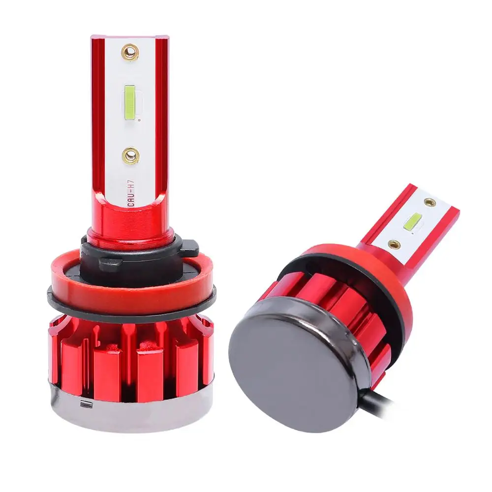 2 шт. H4 LED H3 H7 H11 Автомобильные светодиодные 9005 9006 CSP лампы для передних фар (Подол