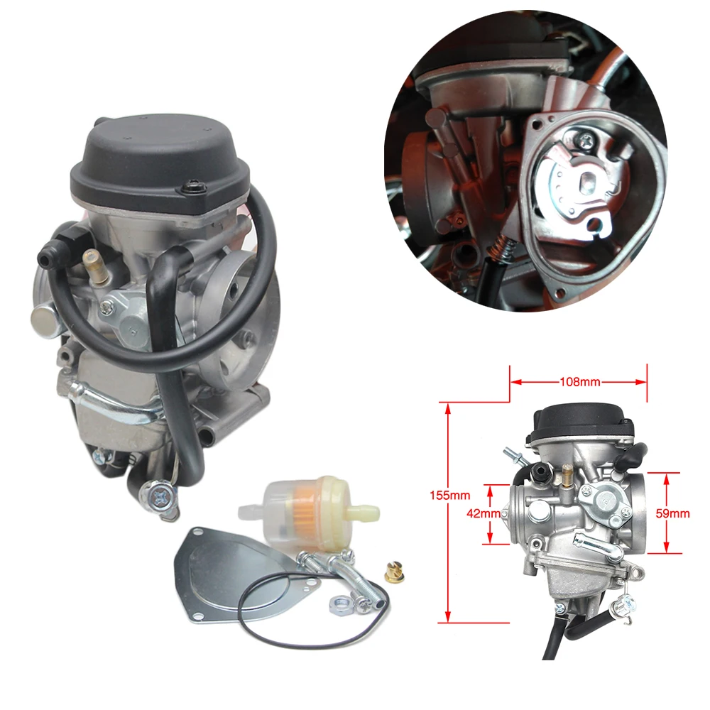 Мотоциклетный карбюратор Alconstar 36 мм КАРБЮРАТОР PD36J для Suzuki LTZ400 Quad Carb 2003 2007 Kawasaki ATV