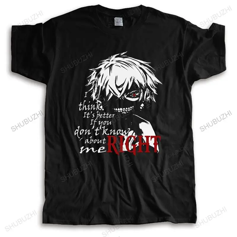 

Классная футболка Tokyou Ghoul Kaneki Ken, Мужская футболка с короткими рукавами из 100% хлопка, для отдыха, аниме, одноглазная, Королевская Футболка, по...