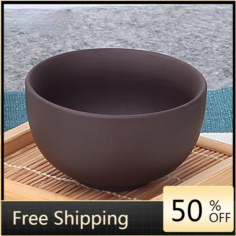 

China Traditional Style Tea Cup Set Household Single Kung Fu Ceramic White Tea Cup Handmade Teaware Bebidas Kitchenwear AG50CB