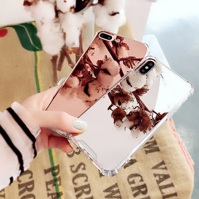 

New Design Creative Acrylic Phone Case for Iphone 11 Case Reflective Cover for X XS XR XSMAX 7 8 Plus Protective Case