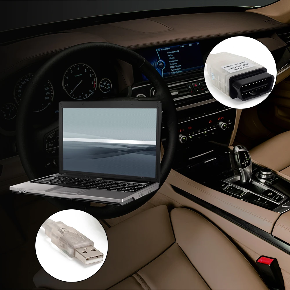 Автомобильный полный диагностический кабель для BMW INPA K + CAN E60 E61 E83 E81 E87 E90 E91 E92 E93 E70