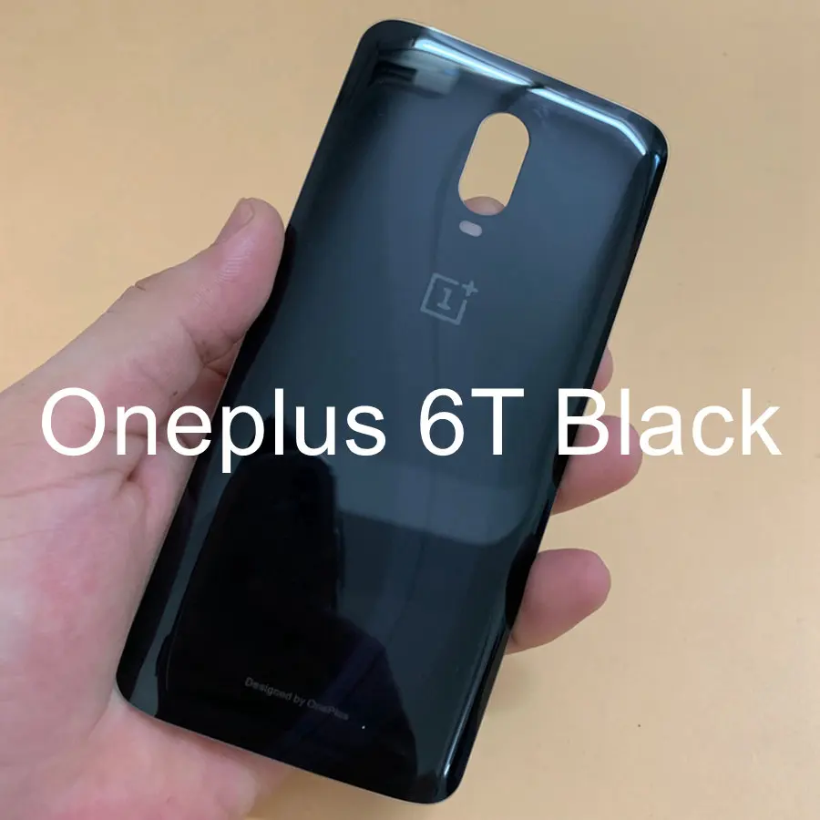 Задняя стеклянная крышка Oneplus 6 крышка батареи Oneplus 6T Задняя Дверь Корпус чехол Oneplus 6 крышка батареи Замена с клеем