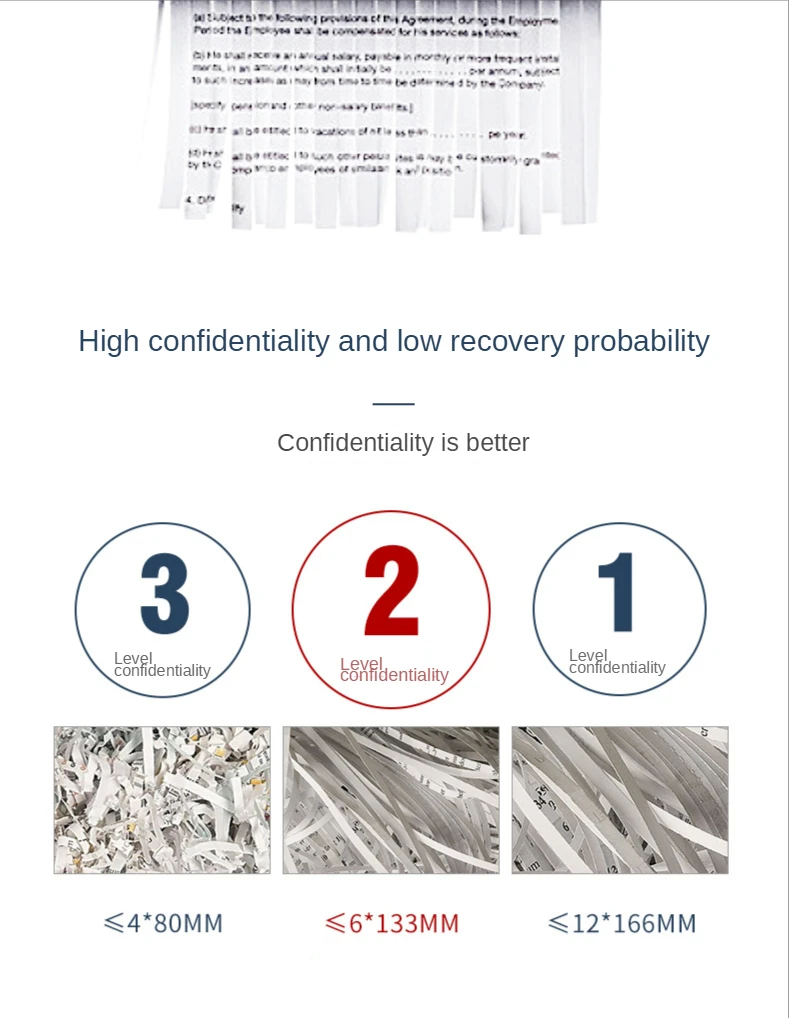 220V Мини офисный электроэнергии Бумага Шредер A4 Машина немой бытовой Портативный