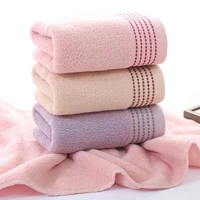 cotton 32 strands plain towel cotton face towel supermarket present towel logo