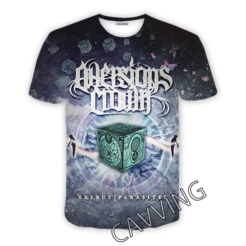 Повседневные футболки CAVVING с 3D принтом Aversions Crown Band Стильные топы - Цена: 1104