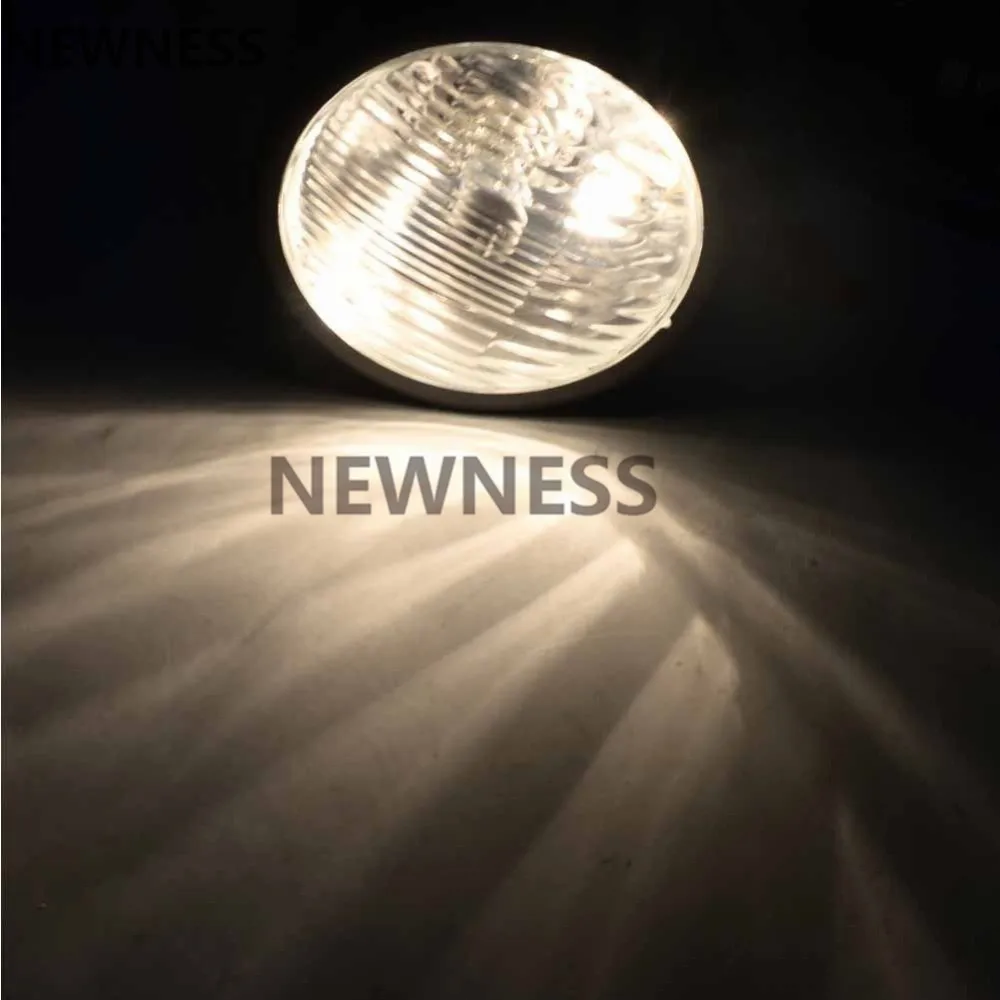 Черная Хромированная фара передняя круглая H4 освещение для чоппера Harley Suzuki Honda