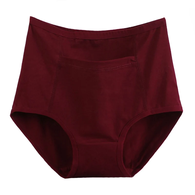 

Innsly 6XL Big Size Panties Women Underwear with Pocket Female Cotton Briefs Large Size Ladies Panties Candy Colors