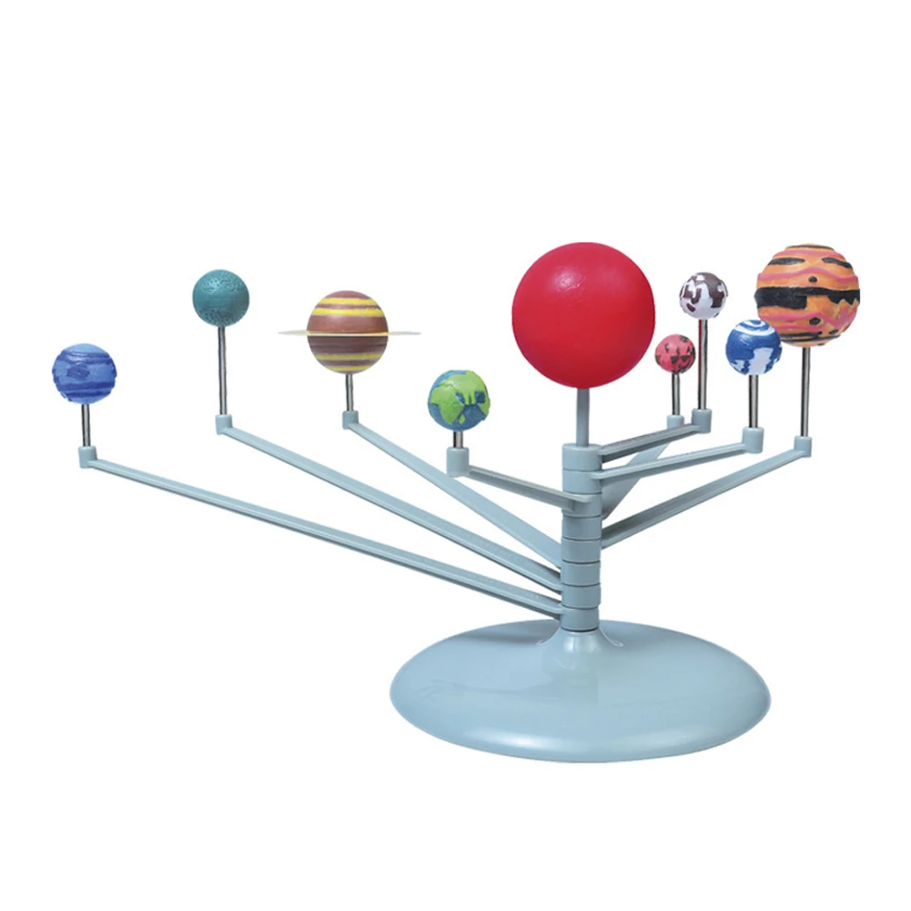 Solar System Build &ampNine Planets Model Set Dismounting Educational DIY Toy Gift |
