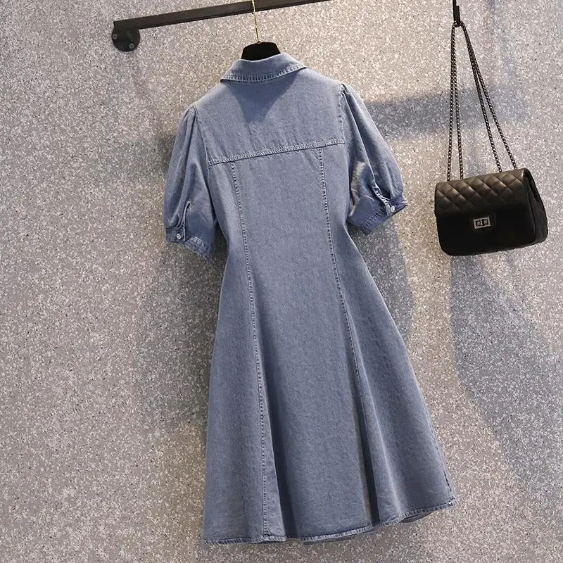 Женская обувь в винтажном стиле голубого цвета комплекте платье размера плюс 4XL