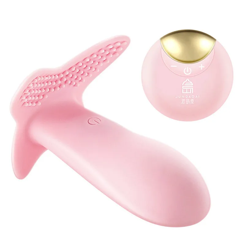 Силиконовые язычки лижут Вибраторы для клитора 10 скоростей Дистанционное