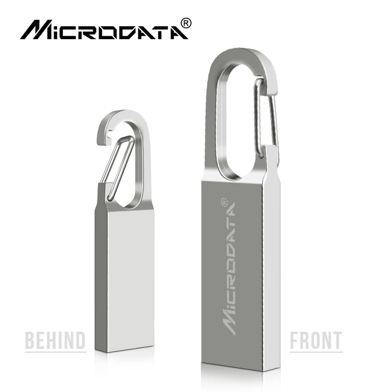 Водонепроницаемый металлический флеш накопитель 8 ГБ 16 USB 32 64 флешка 128 в