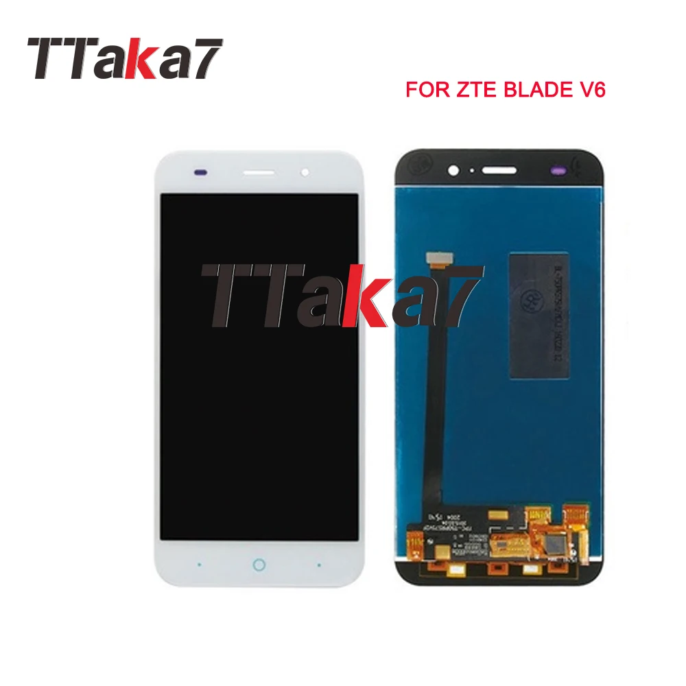 100% протестированный для zte Blade V6 дисплей сенсорный экран 5 дюймов дигитайзер