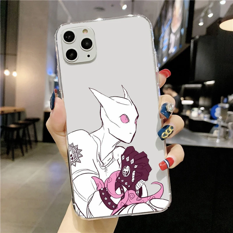 Мягкий чехол накладка с аниме Невероятные приключения небес JoJ0 для Iphones 11 11pro MAX XR