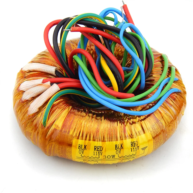 Трансформатор 30 Вт O core для усилителя звука Hi-Fi ЦАП супер Звуковой трансформатор