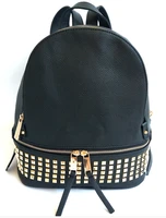 hot sale versatile fashion large capacity double zippers women travel leisure rivet backpack luxury designer famous brand bags