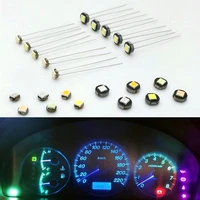 10pcs t1 t3 t4 2 t4 7 t5 car bulb led lights12v 1smd instrument cluster lamp indicator central control cd air conditioning lamp