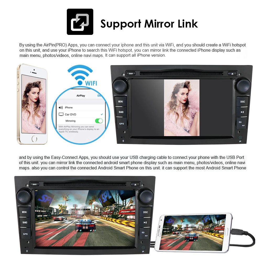 HD 1024*600 Восьмиядерный 2din Android 9 0 4G + 64G Автомобильный dvd плеер для Opel Corsa Vectra C D Meriva Vivaro