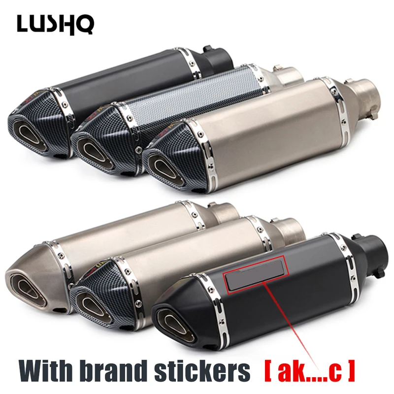 

Motorcycle exhaust pipe escape moto muffler motocross db killer For kawasaki z800 kx zx9r ninja 400 zzr 400 vn 900