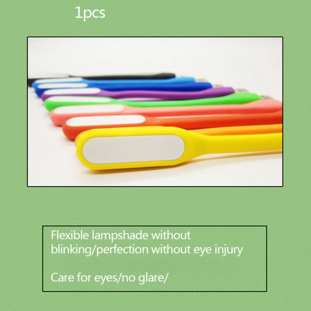 Гибкий USB светодиодный светильник мини лампа для компьютера ноутбука ПК внешний