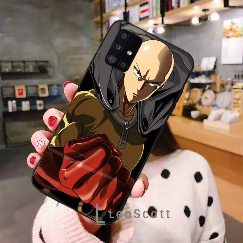 

Anime One Punch Man Phone Case For Samsung A40 A50 A51 A71 A20E A20S S8 S9 S10 S20 Plus note 20 ultra 4G 5G