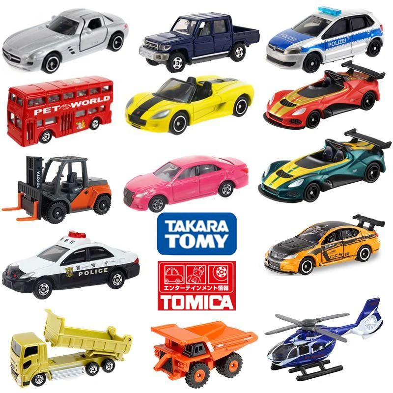 

Takara Tomy Tomica Original Alloy Car Mini Metal Diecast Toy Cars No. 91-120 Double Decker Bus McLaren Rail Car Model Kid Toys