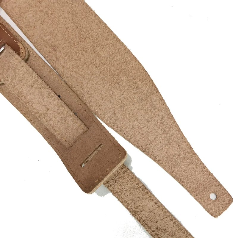 First Layer Buffalo Leather Straps Distressed Embossed Musical Instrument Widening Folk Acoustic Guitar Electric B | Спорт и