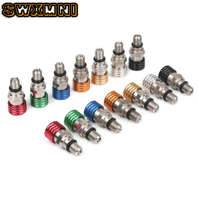 Совершенно новый рельсовый клапан для воздушной вилки M5 * 8 мм мотоцикла KX125 KX KXF CRF