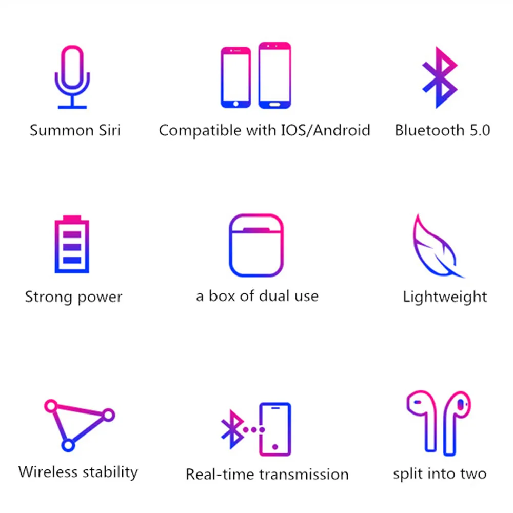 Беспроводная Bluetooth-гарнитура Kebidu игровые беруши HD с низкой задержкой